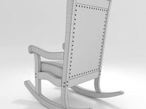 old rocking chair 3D Model