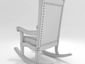 old rocking chair 3D Model