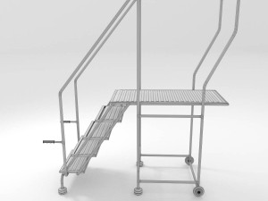 step ladder 3D Model