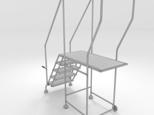step ladder 3D Model