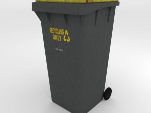 wheelie bin Model 3D