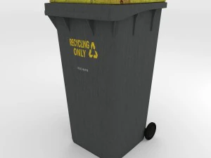 lata de lixo Modelo 3D