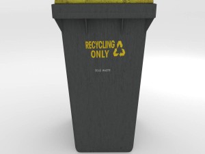 wheelie bin 3D 模型