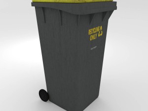 wheelie bin 3D 模型