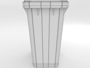 wheelie bin 3D 模型