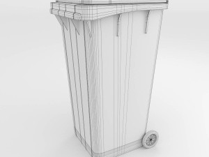 wheelie bin 3D 模型