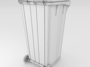wheelie bin 3D 模型