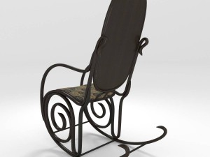 antique rocking chair Modelo 3D