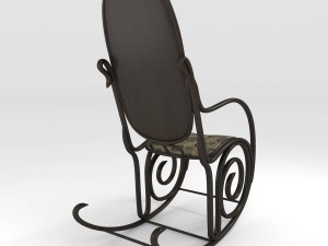 antique rocking chair Modelo 3D