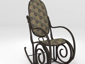 antique rocking chair Modelo 3D