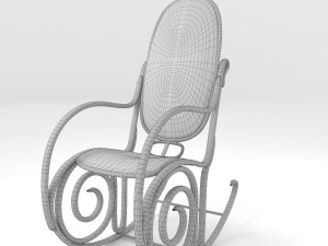 antique rocking chair Modelo 3D