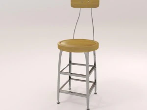 रसोई की कुर्सी 3D मॉडल