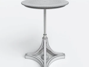 साइड टेबल 3D मॉडल