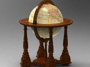world globe Model 3D