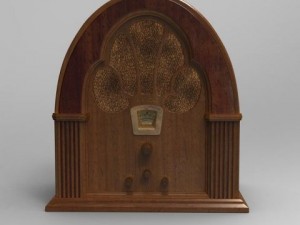 antique radio 3D 模型