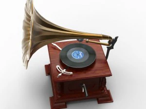 gramophone 3D Model