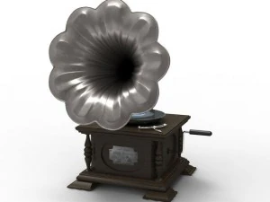 gramophone 3D Model