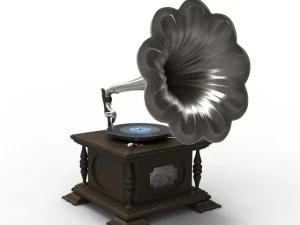 gramophone 3D Model