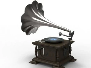 gramophone 3D Model