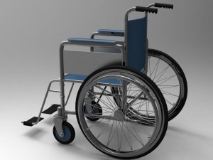 wheel chair Model 3D