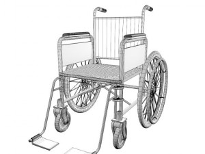 wheel chair 3D Модель