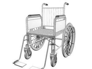 wheel chair 3D Model