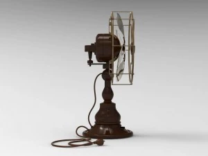 vintage electric fan 3D Model