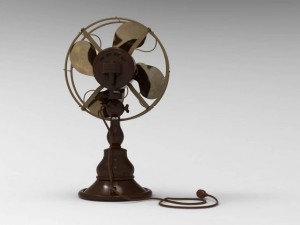 vintage electric fan 3D मॉडल