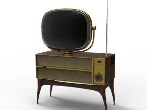 televis&atilde;o antiga Modelo 3D