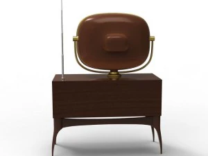 vintage television 3D Model