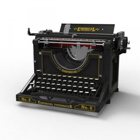 antique typewriter Modello 3D .c4d .max .obj .3ds .fbx .stl .blend