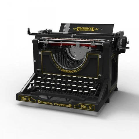 antique typewriter 3D Model .c4d .max .obj .3ds .fbx .stl .blend 