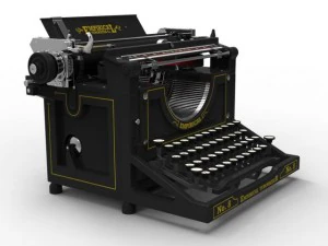 antique typewriter 3D Model