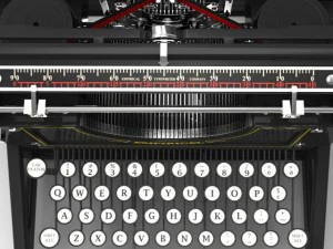 antique typewriter 3D Model