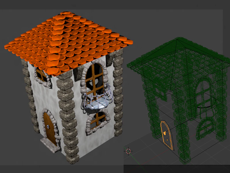 house 3D Model .c4d .max .obj .3ds .fbx .stl .blend 