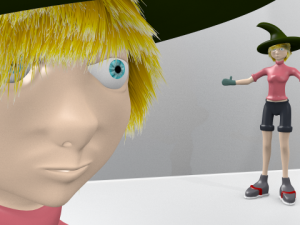 anime girl model 3D Модель