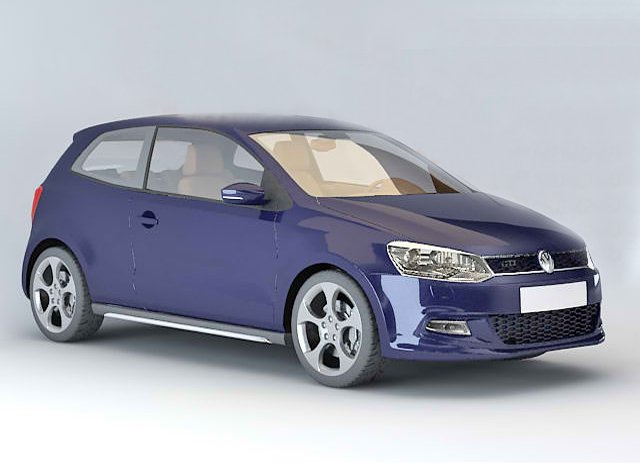 volkswagen polo Modèle 3D .c4d .max .obj .3ds .fbx .stl .blend 