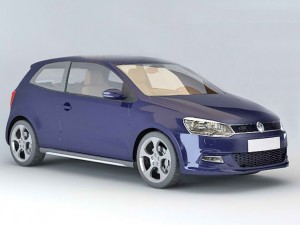 volkswagen polo 3D मॉडल