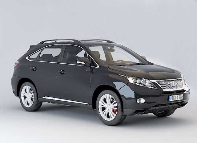 lexus rx 3D Модель .c4d .max .obj .3ds .fbx .stl .blend 