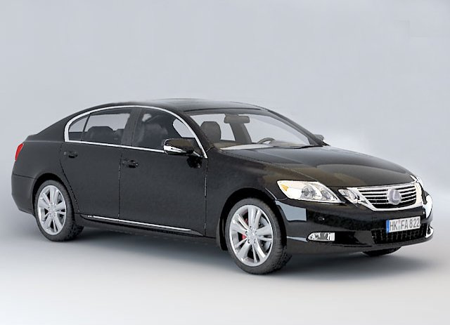 lexus gs Modèle 3D .c4d .max .obj .3ds .fbx .stl .blend 