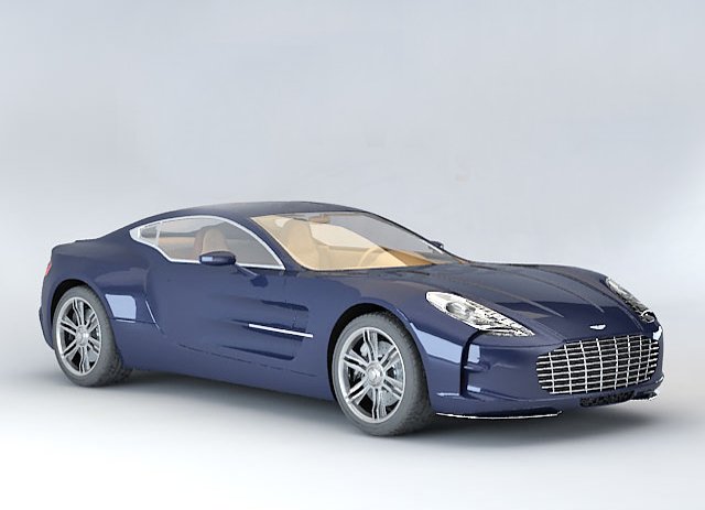 aston one77 Modello 3D .c4d .max .obj .3ds .fbx .stl .blend