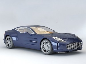aston one77 3D Model