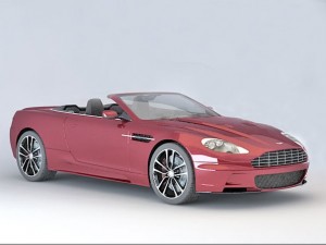 aston dbs volante 3D Модель
