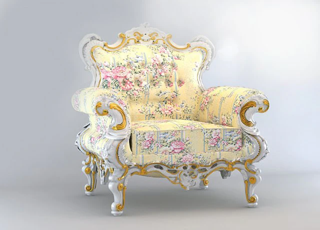 chair 3D Model .c4d .max .obj .3ds .fbx .stl .blend 