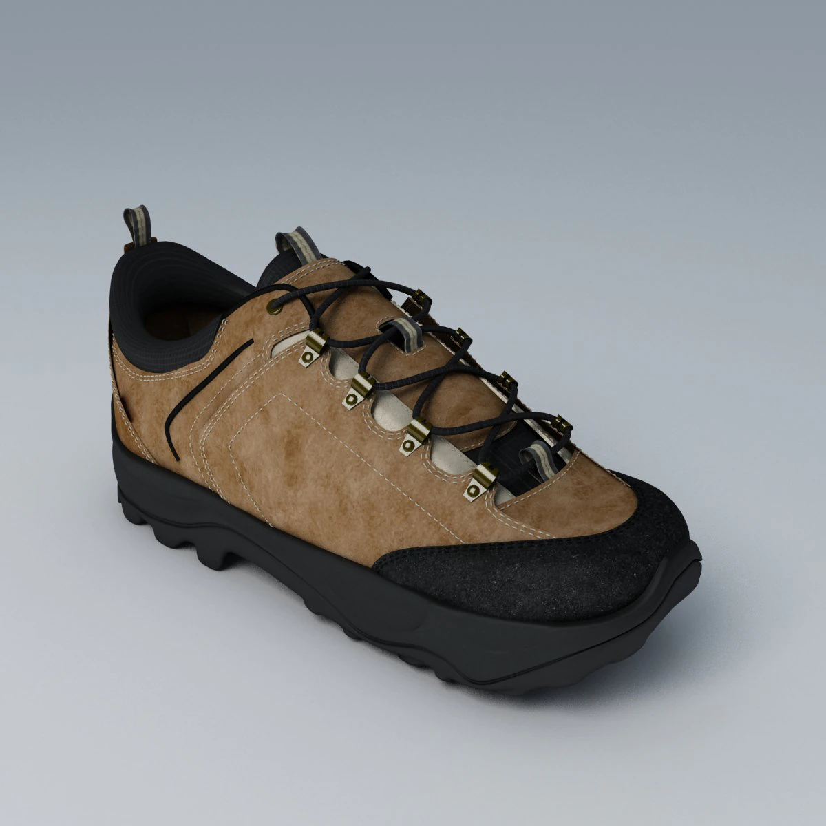 ecco xpedition like shoe 3D Model .c4d .max .obj .3ds .fbx .stl .blend 