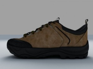 ecco xpedition like shoe Model 3D