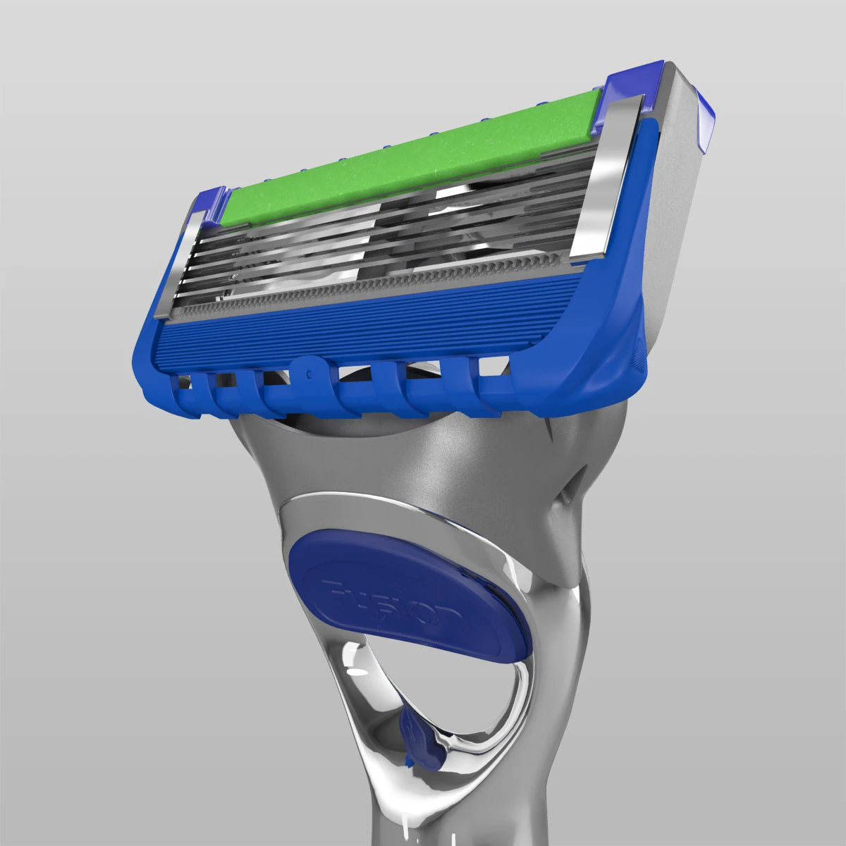 gillette fusion proglide power 3D Model .c4d .max .obj .3ds .fbx .stl .blend 