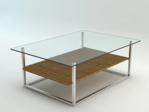 tavolo in vetro l'amaca di Koichi Futatsumata Modello 3D