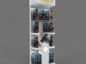 camus konyak fuar standı 3D Model