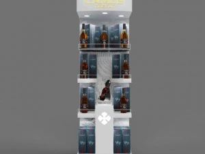 camus cognac tradeshow stand 3D Model
